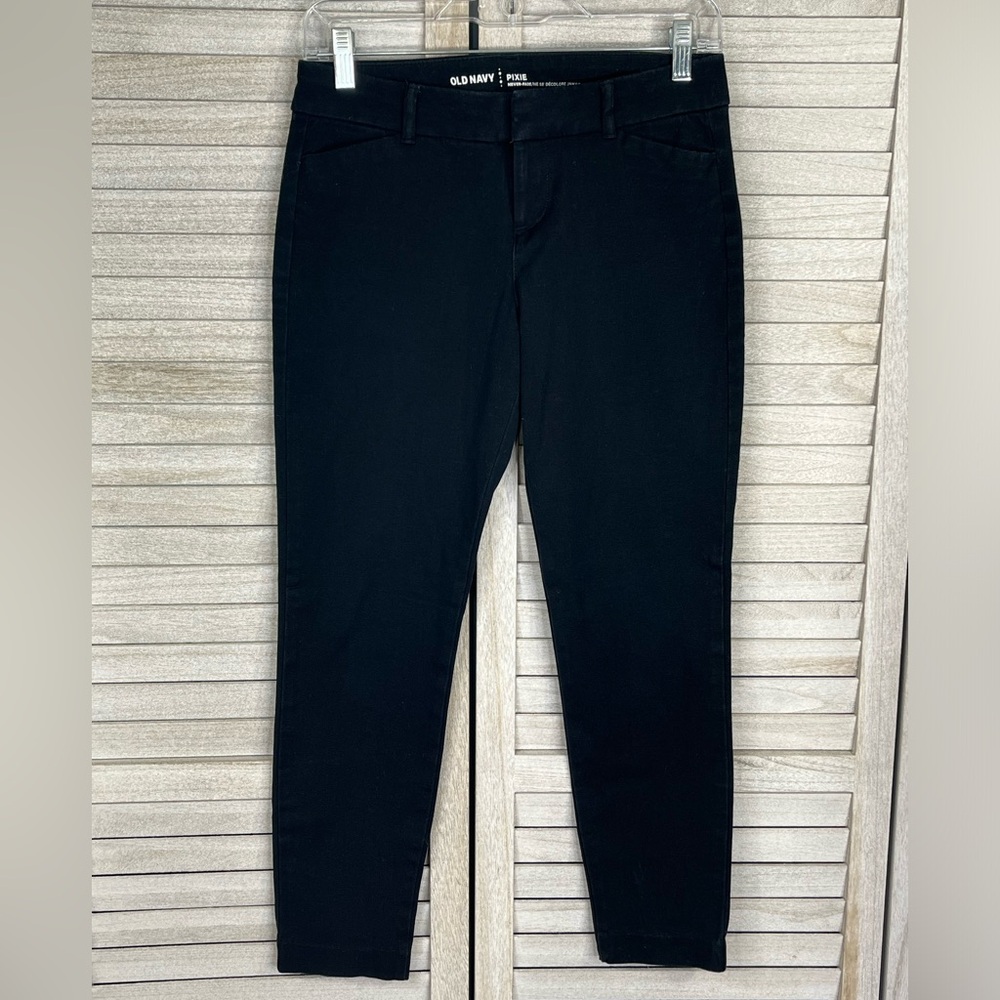 OLD NAVY Pixie Pant Stretch Skinny Jeans Black Jack-2